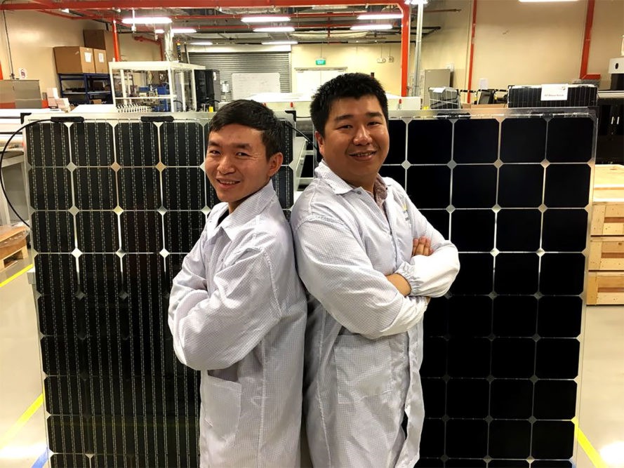 researchers who research the IBC Bifacial Solar Module