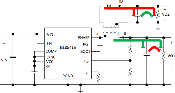 Isolated buck topology to generate a dual + VOUT rail2 C. +/+/- step-down output3