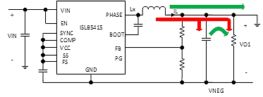 Configuring a buck converter into an inverting buck-boost converter4