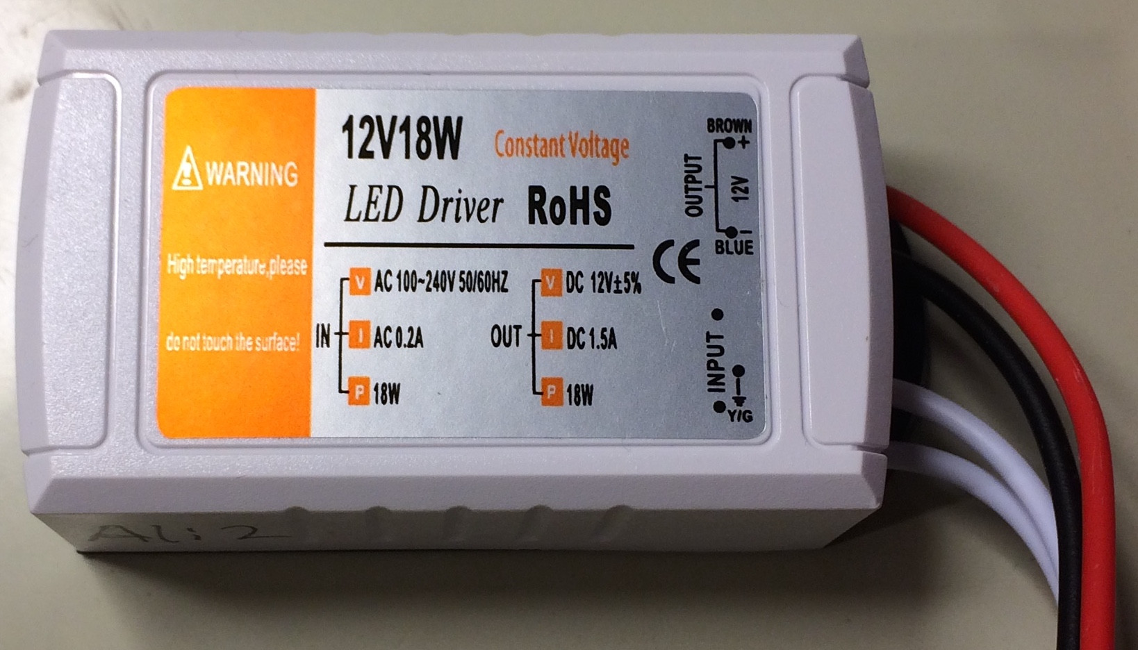 The 12V 18W PSU