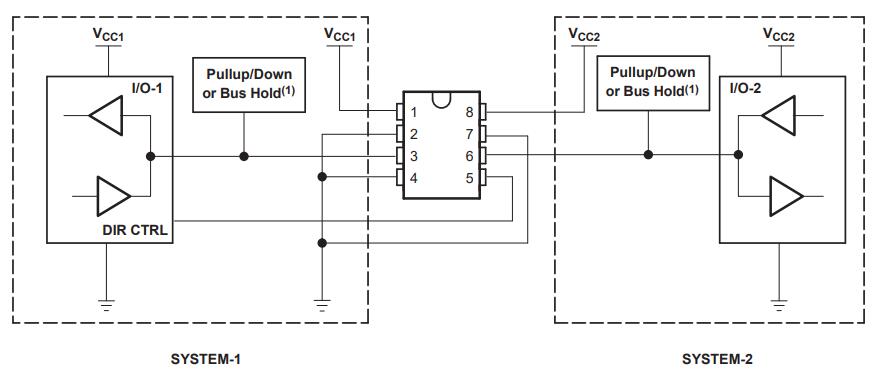 Bidirectional Logic Level-Shifting Application